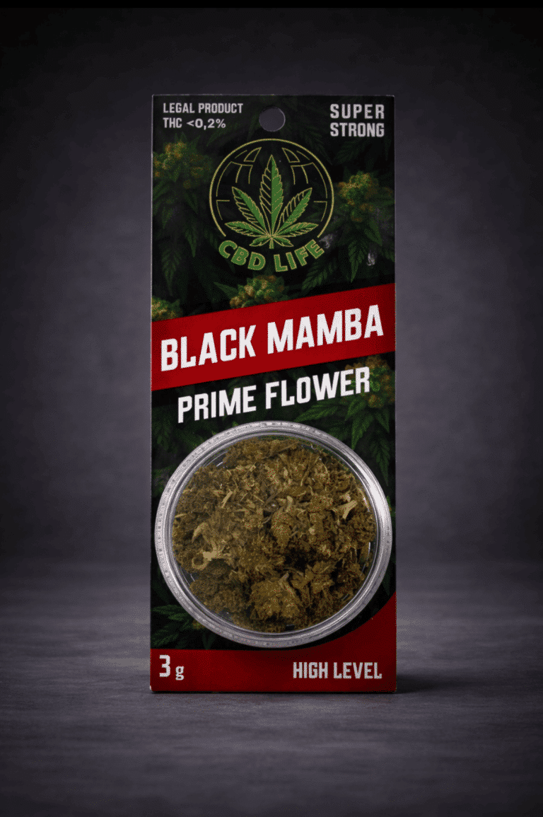Black Mamba Super Strong 3g Flower in a Jar