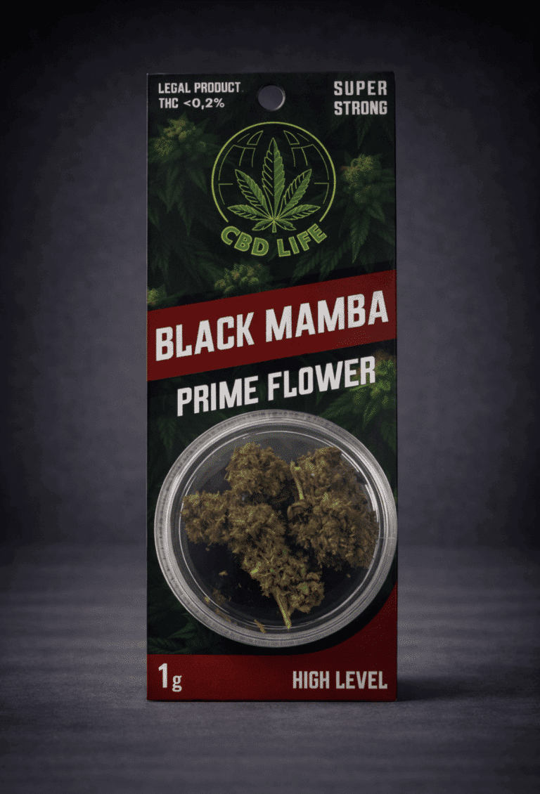 Black Mamba 3g Flower in a Jar
