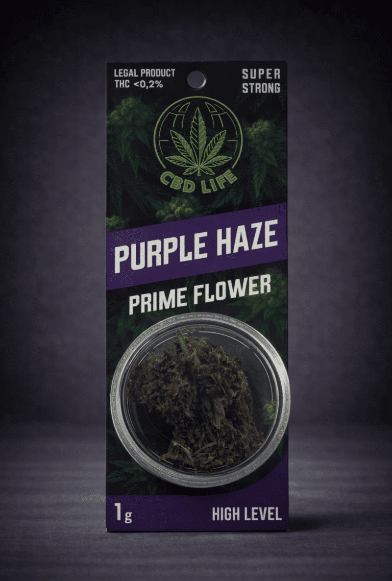Purple Haze Super Strong Flower in a Jar, 1g